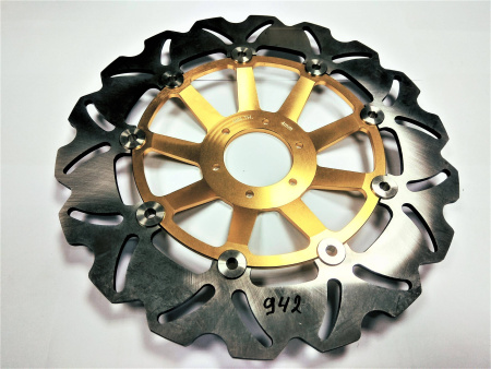 Изображение Tarazon ZC942 Передние тормозные диски Honda пара, золотые