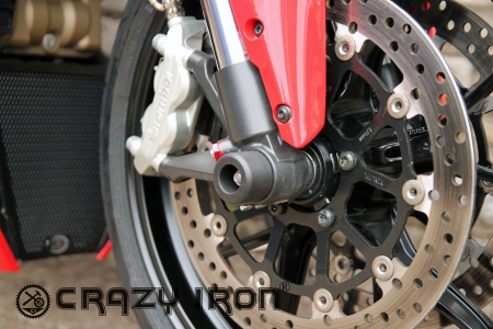 Изображение Слайдеры в ось переднего колеса для Ducati (список моделей в описании) CRAZY IRON 6041