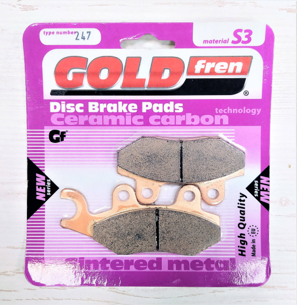 Изображение Тормозные колодки Gold Fren S3 247 (FA214/2, FA228)