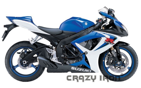 Изображение Дуги + слайдеры Suzuki GSX R 600 / GSX R 750 06-10 CRAZY IRON 201410