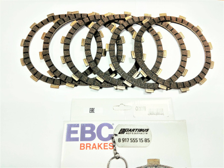 Изображение Фрикционные диски сцепления Honda Shadow 1100 87-98 EBC CK1239 (комплект)