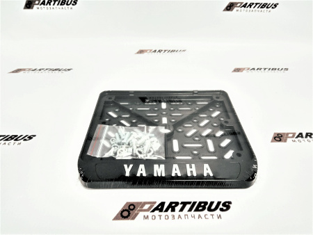 Изображение Рамка для номера мотоцикла нового образца Yamaha 19х14см