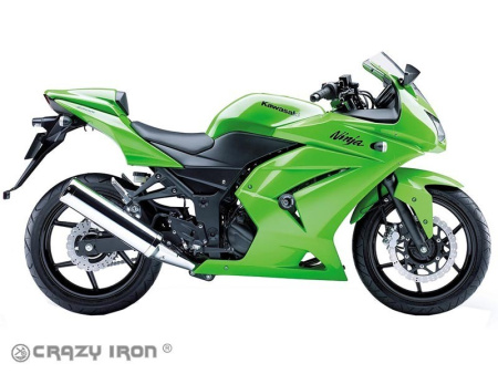 Изображение Слайдеры для Kawasaki Ninja 250 08-12 CRAZY IRON 4130
