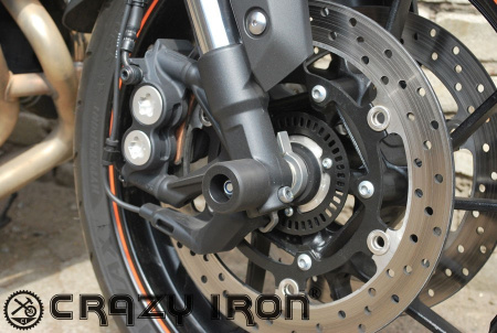 Изображение Слайдеры в ось переднего колеса для Yamaha MT 09 2014- по наст. время CRAZY IRON 3402