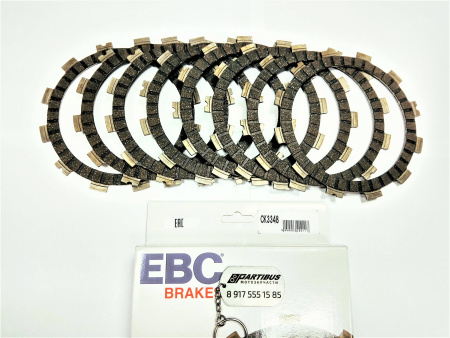 Изображение Фрикционные диски сцепления Suzuki Bandit 600 95-04 EBC CK3348 (комплект)