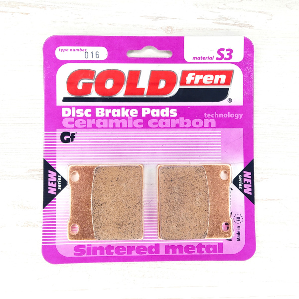 Изображение Тормозные колодки Gold Fren S3 016 (FA063, FA161)