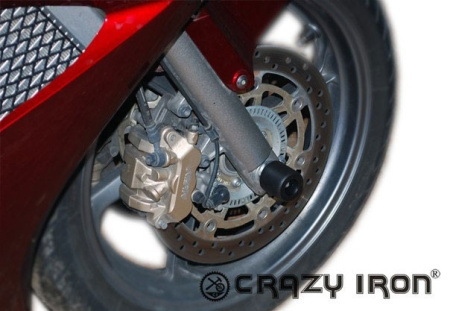 Изображение Слайдеры в ось переднего колеса для Honda VFR 800 Interceptor 02-12 VFR800X Crossrunner 11-14 CRAZY IRON 1113A