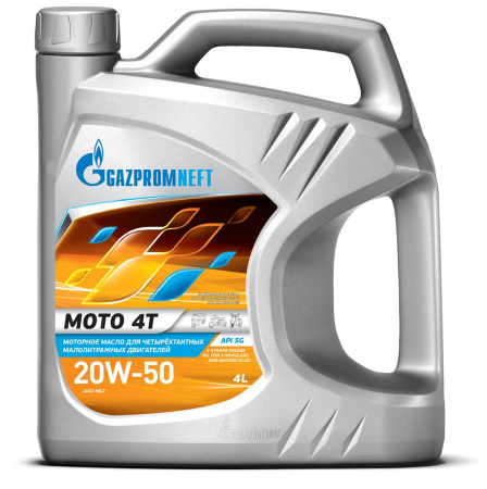 Изображение Gazpromneft Moto 4T 20W-50 4л Масло минеральное