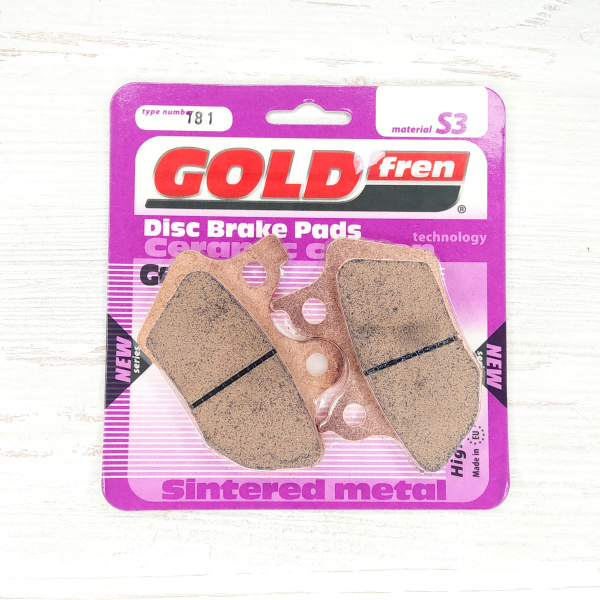 Изображение Тормозные колодки Gold Fren S3 181 (FA299 замена FA400 до 2004г)