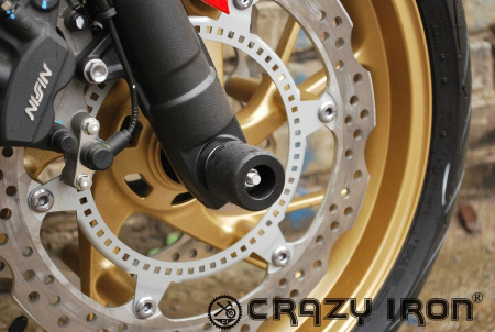 Изображение Слайдеры в ось переднего колеса для Honda VFR1200F / FD 10-14 CRAZY IRON 111