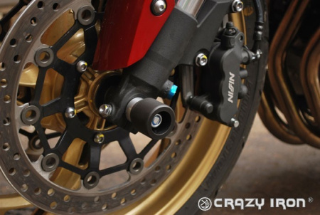 Изображение Слайдеры в ось переднего колеса для Honda CB1000R 08-17 CRAZY IRON 1143A
