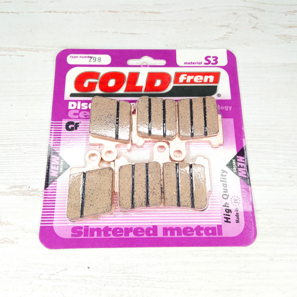 Изображение Тормозные колодки Gold Fren S3 298 (FA499/4)
